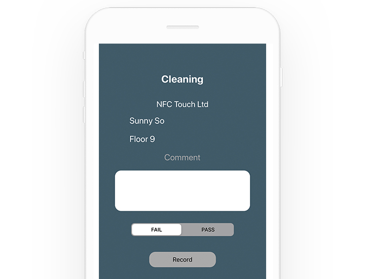 mobile form with nfc