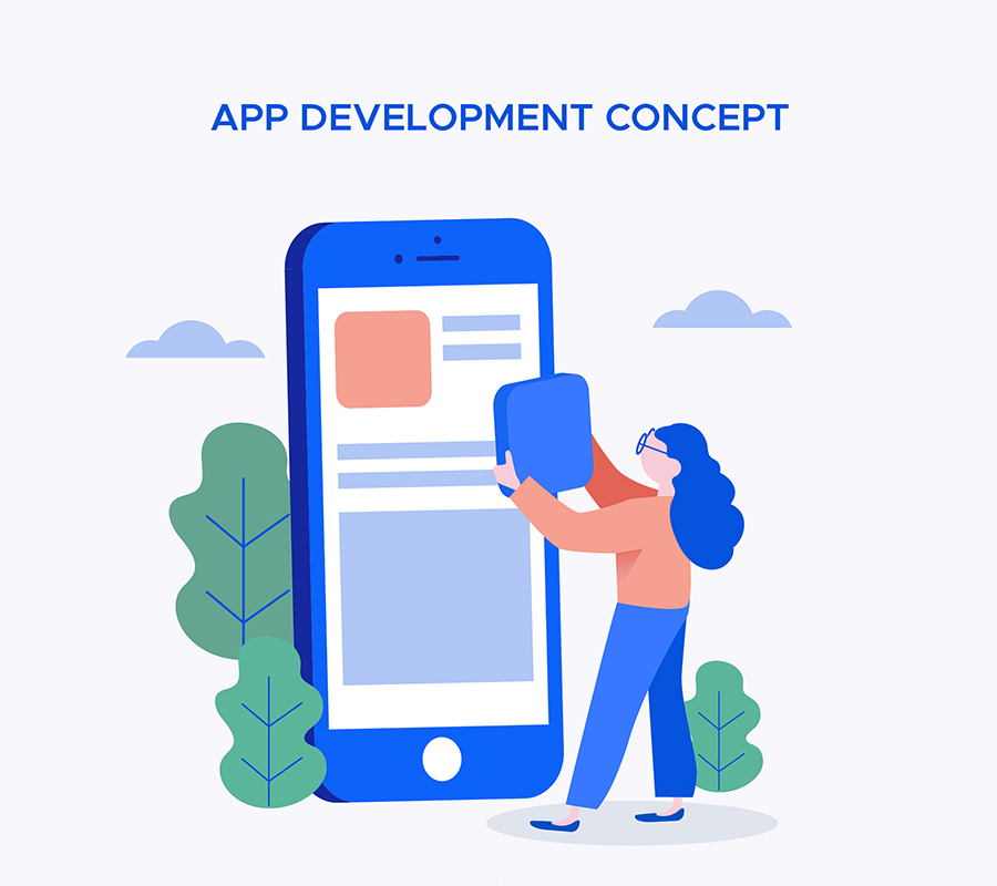 app development concept